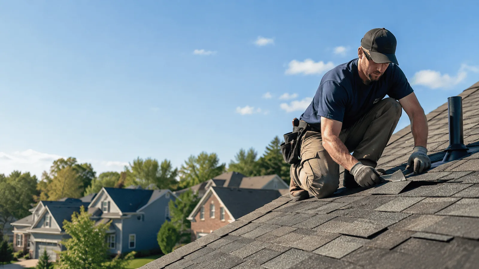 Roof Leak Repair in Thompson, OH near me